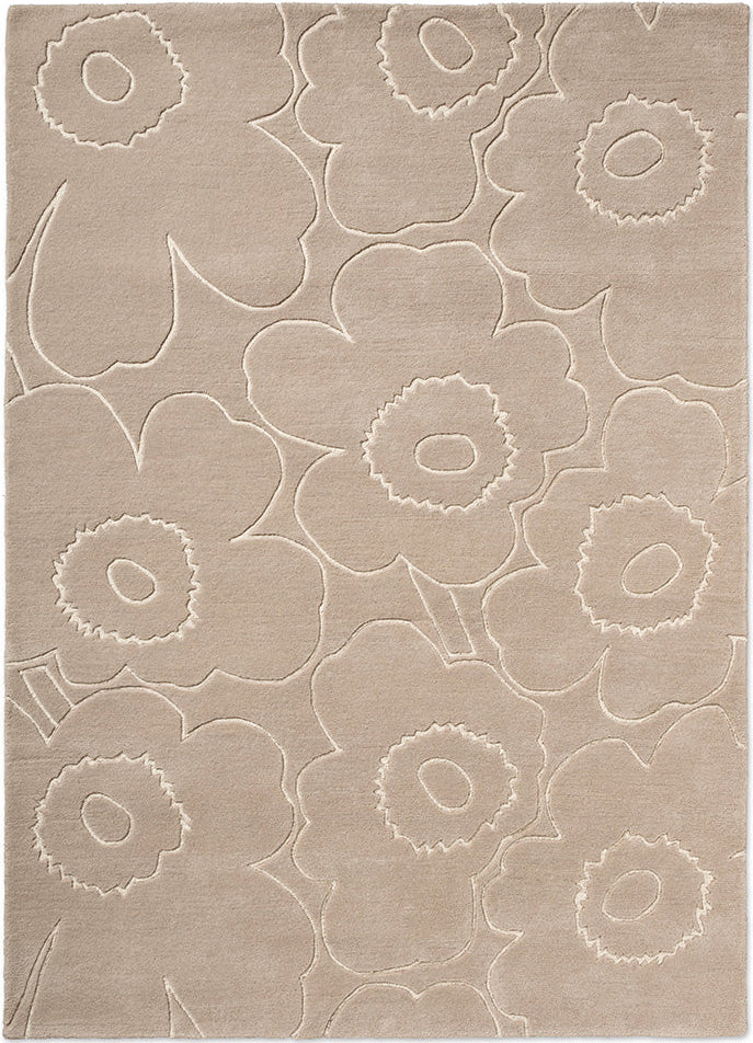 Marimekko Piirto Unikko Greige 133704 Rug
