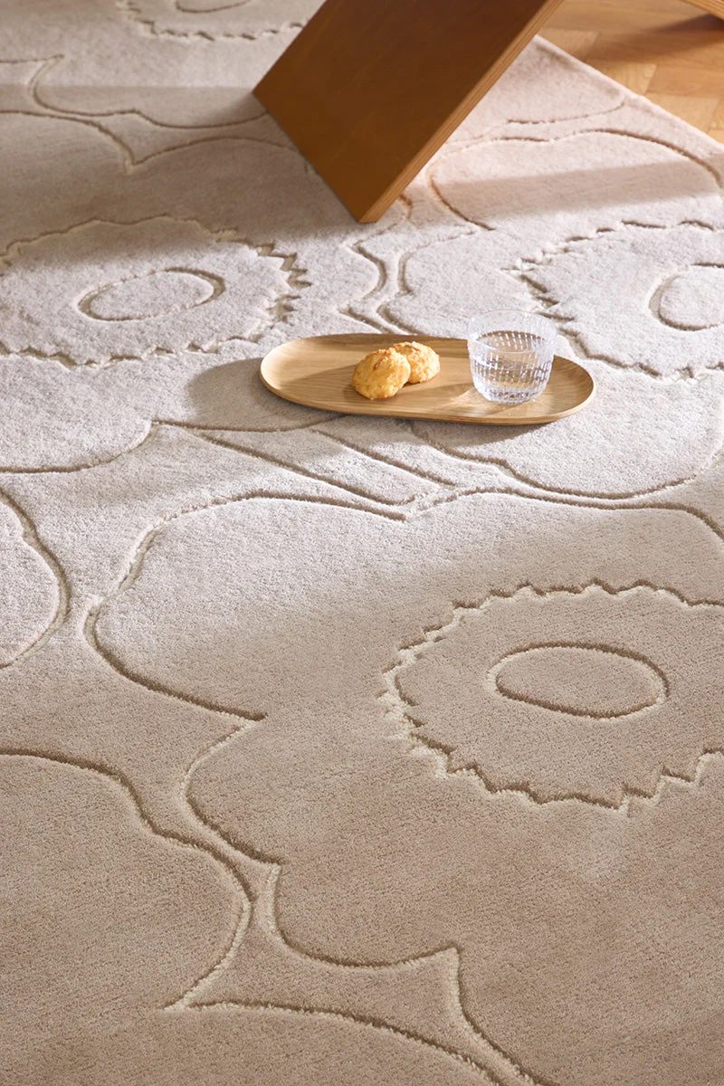 Marimekko Piirto Unikko Greige 133704 Rug - Image 3