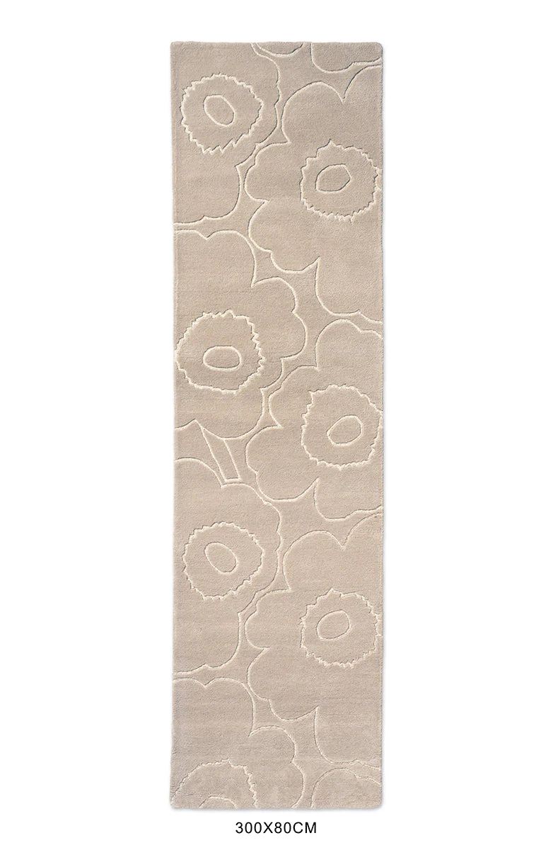 Marimekko Piirto Unikko Greige 133704 Rug - Image 8