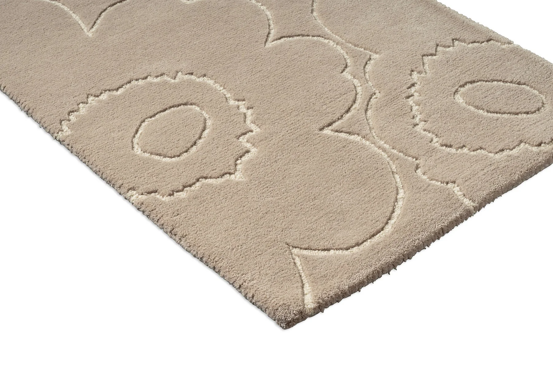 Marimekko Piirto Unikko Greige 133704 Runner Rug - Image 3
