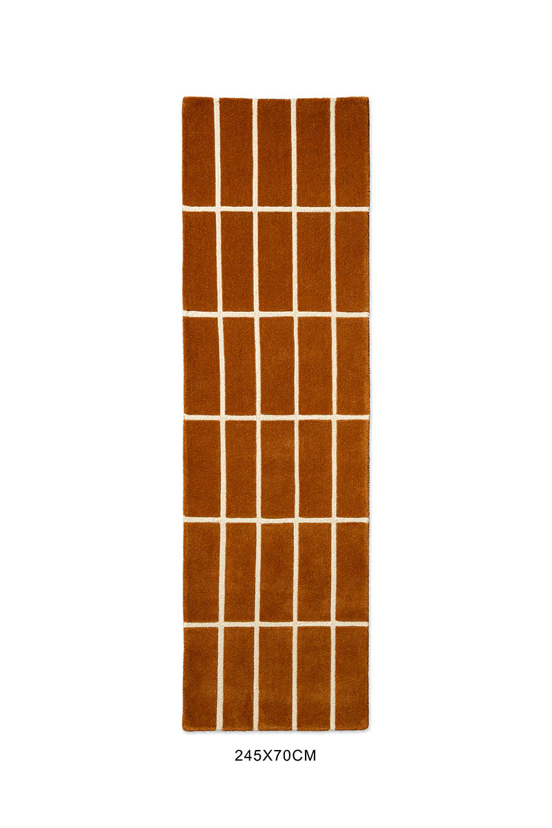Marimekko Tiiliskivi Brown 132905 Runner Rug