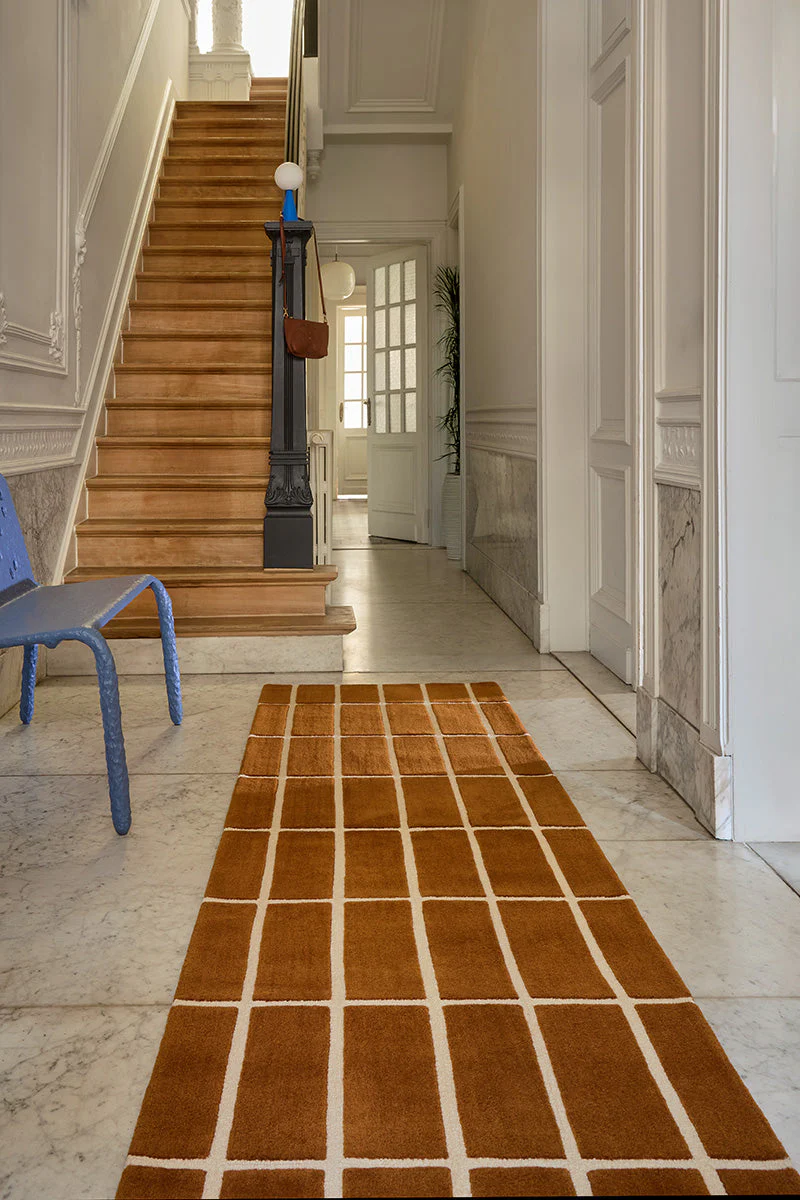 Marimekko Tiiliskivi Brown 132905 Runner Rug - Image 2