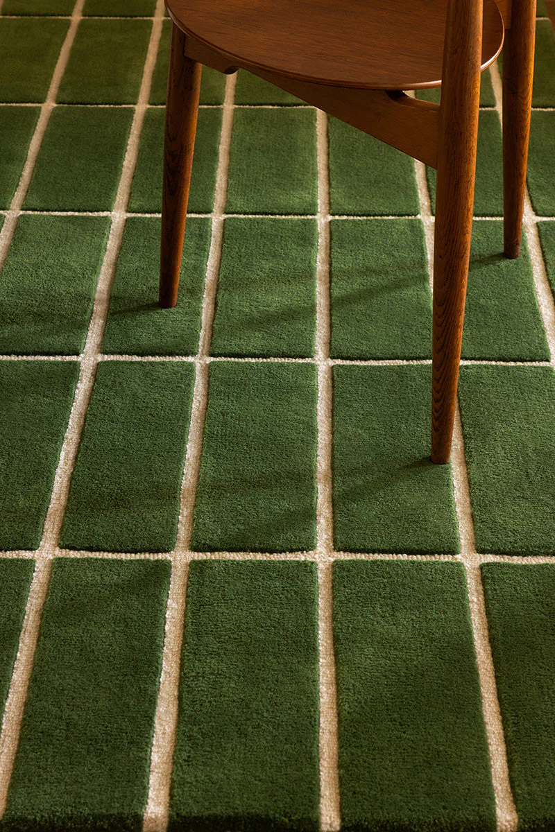 Marimekko Tiiliskivi Green 132907 Rug - Image 3