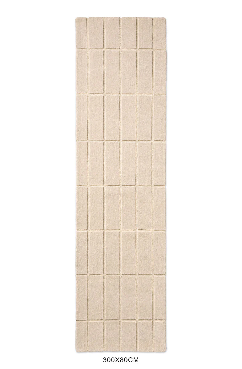 Marimekko Tiiliskivi Natural White 132901 Runner Rug - Image 6