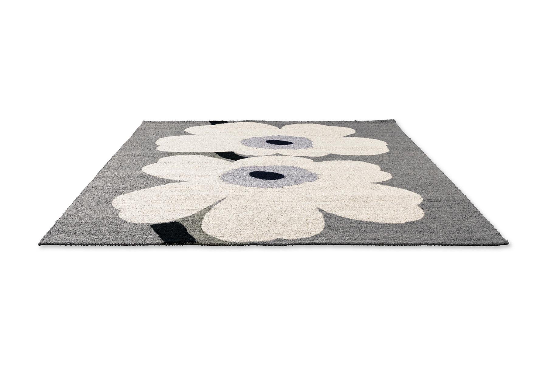 Marimekko Unikko Anniversary Grey Outdoor 433004 Rug - Image 4