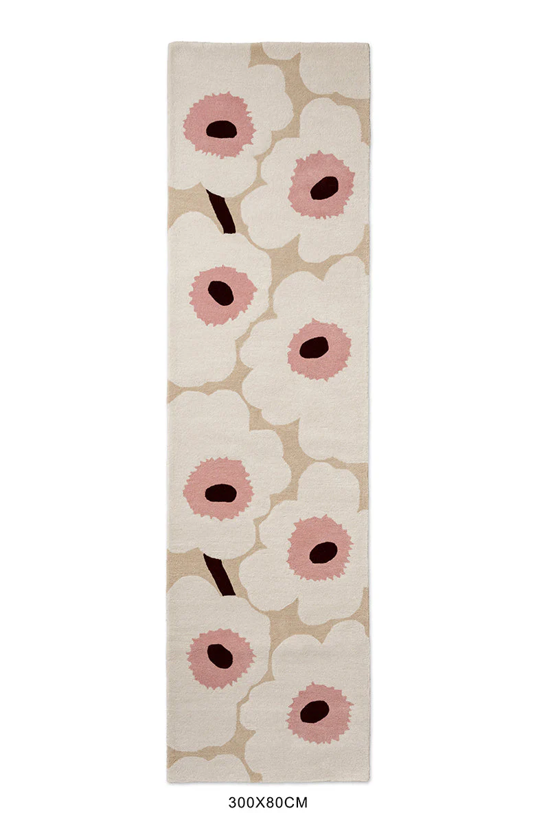 Marimekko Unikko Beige Pink 132402 Rug - Image 9
