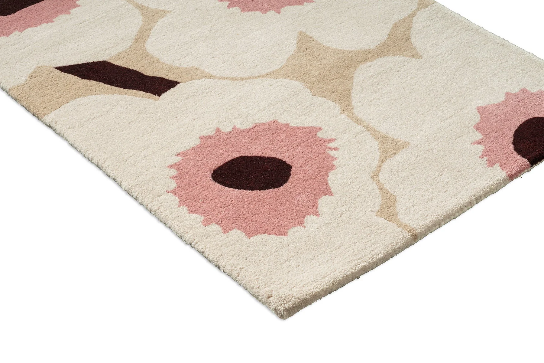 Marimekko Unikko Beige Pink 132402 Runner Rug - Image 5
