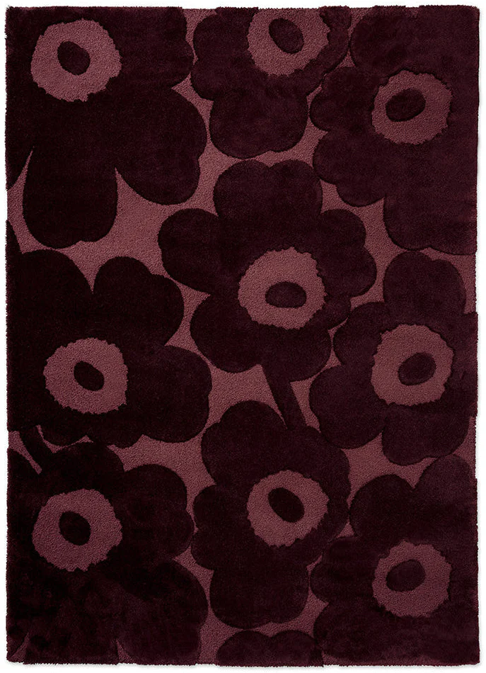 Marimekko Unikko Burgundy 132200 Rug