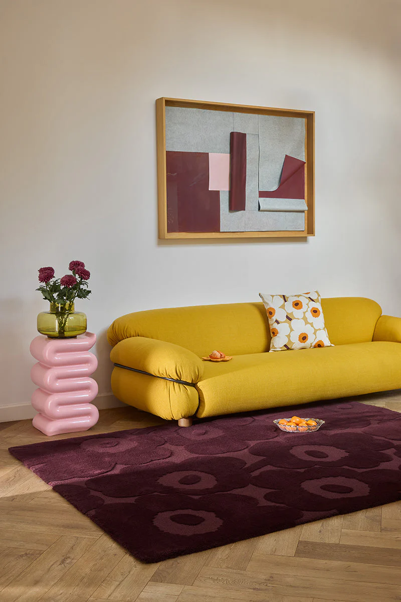 Marimekko Unikko Burgundy 132200 Rug - Image 2