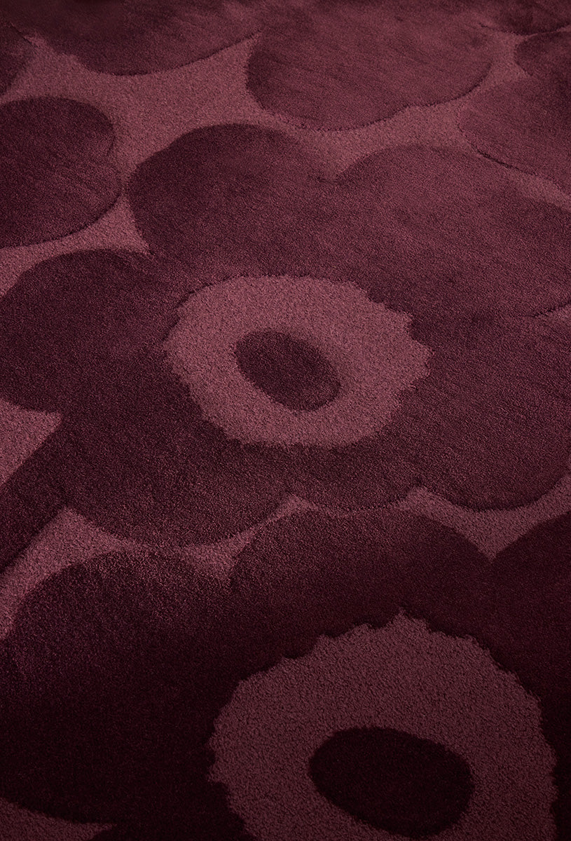 Marimekko Unikko Burgundy 132200 Rug - Image 4