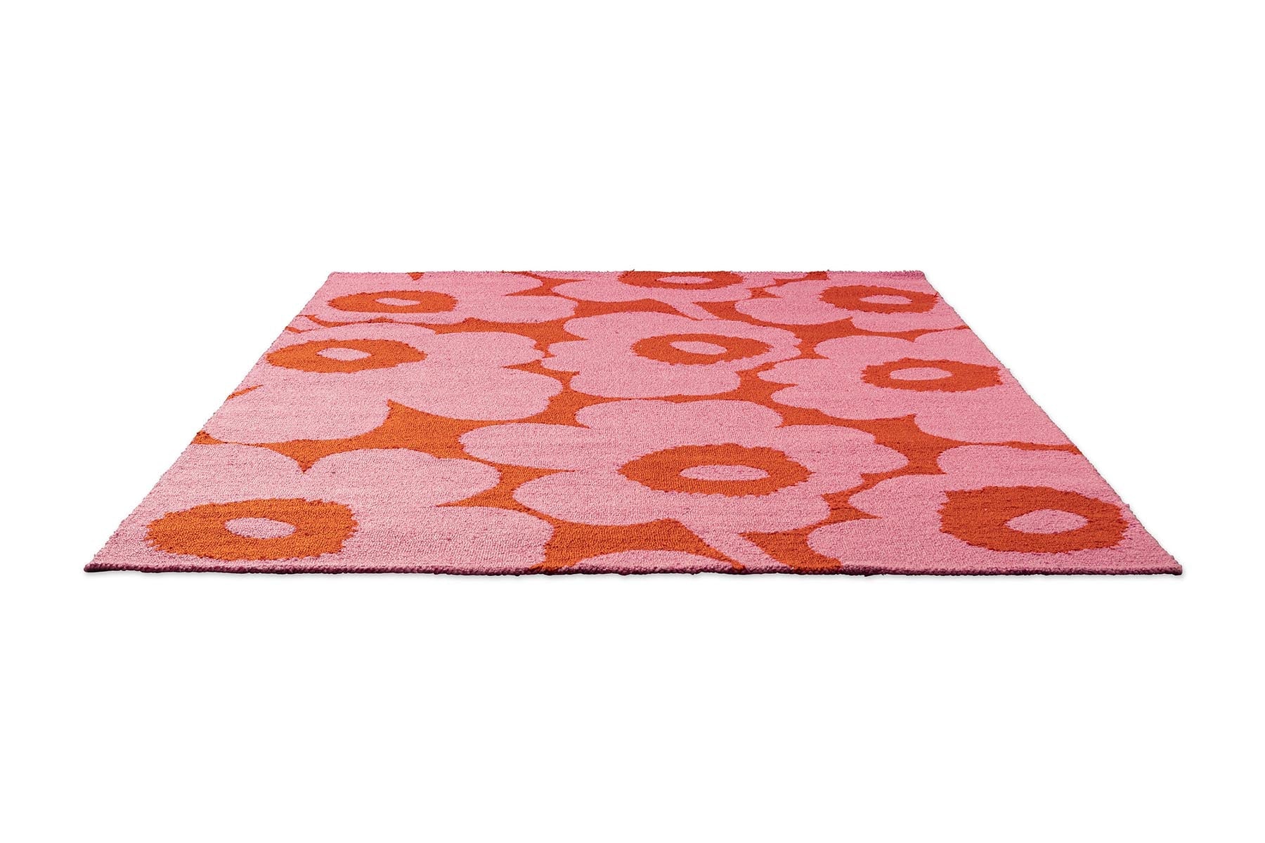 Marimekko Unikko Pink Orange Outdoor 434302 Rug - Image 5
