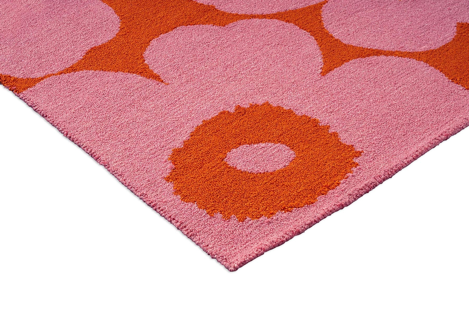 Marimekko Unikko Pink Orange Outdoor 434302 Rug - Image 6