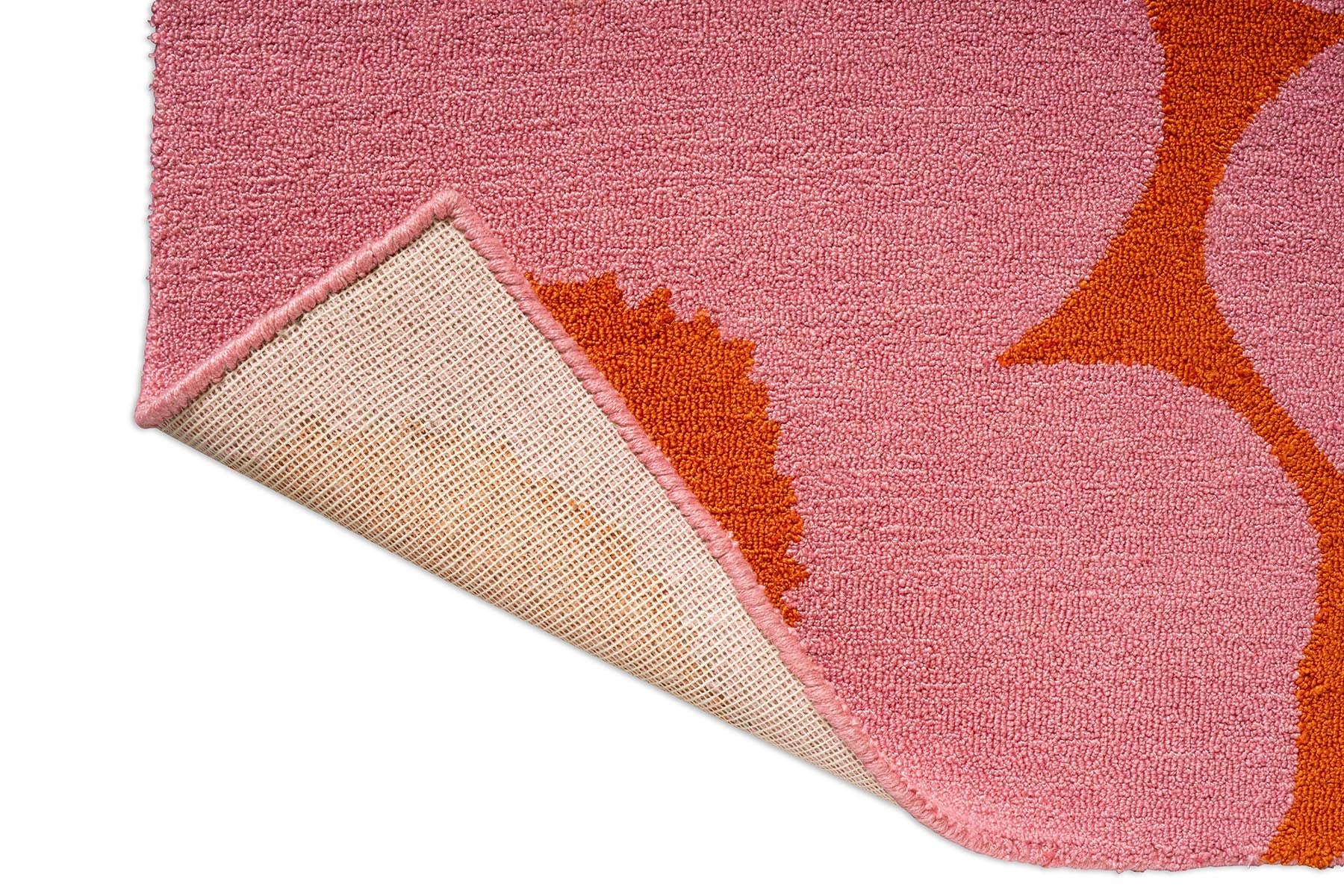Marimekko Unikko Pink Orange Outdoor 434302 Rug - Image 7