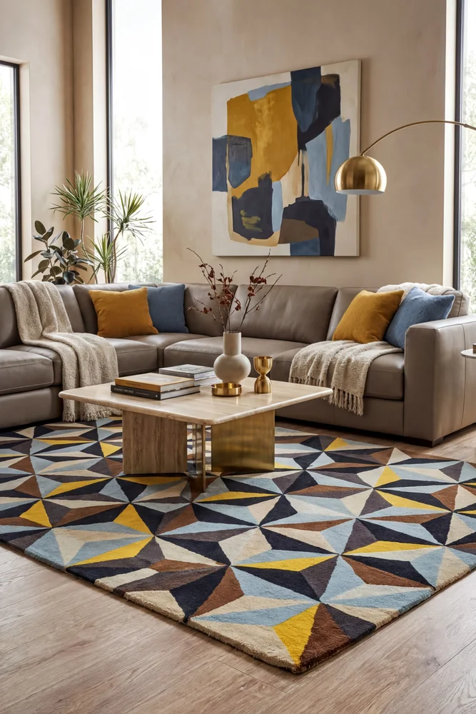 Matrix Pure Wool 900 Blue Rug - Image 2