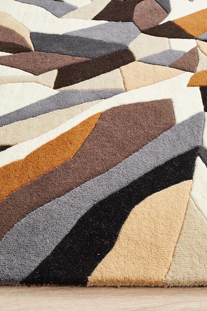 Matrix Pure Wool 903 Fossil Rug - Image 6