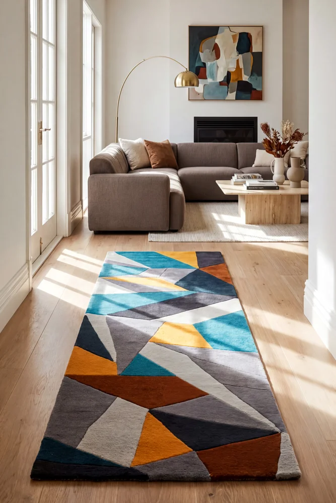 Matrix Pure Wool 902 Safari Runner Rug