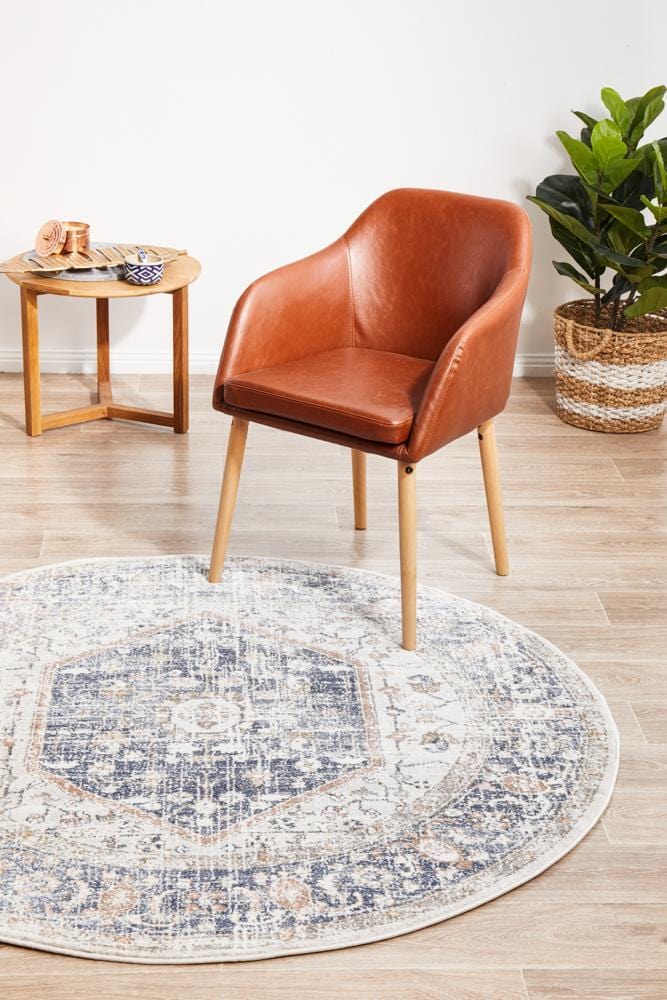 Mayfair Lorissa Blue Round Rug - Image 5