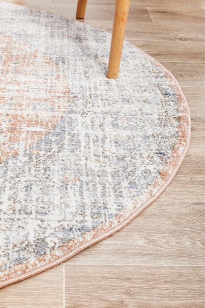 Mayfair Lorissa Peach Round Rug - Image 7