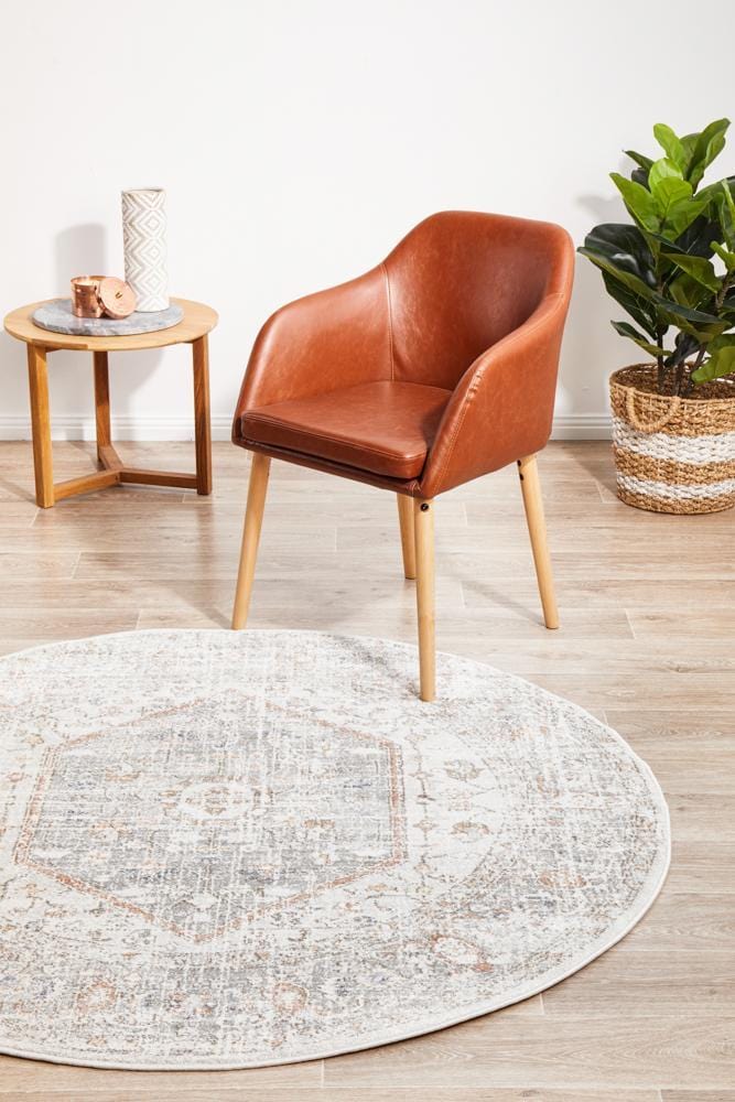 Mayfair Lorissa Silver Round Rug - Image 5