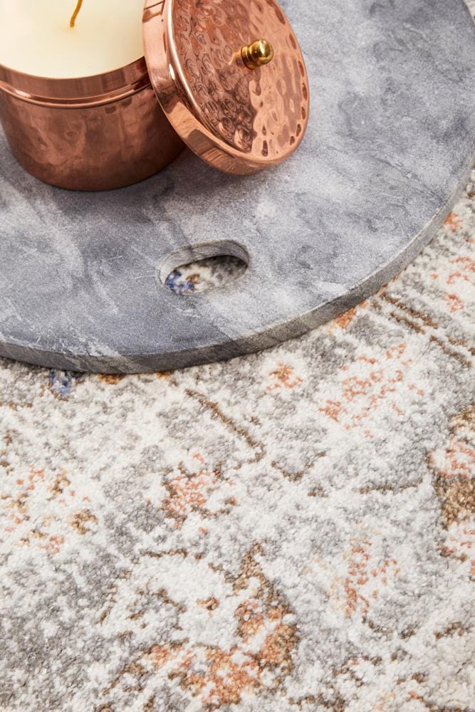 Mayfair Lorissa Silver Round Rug - Image 9