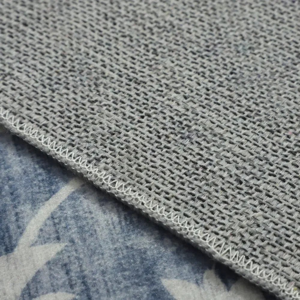 Megan Blue Machine Washable Rug - Image 4