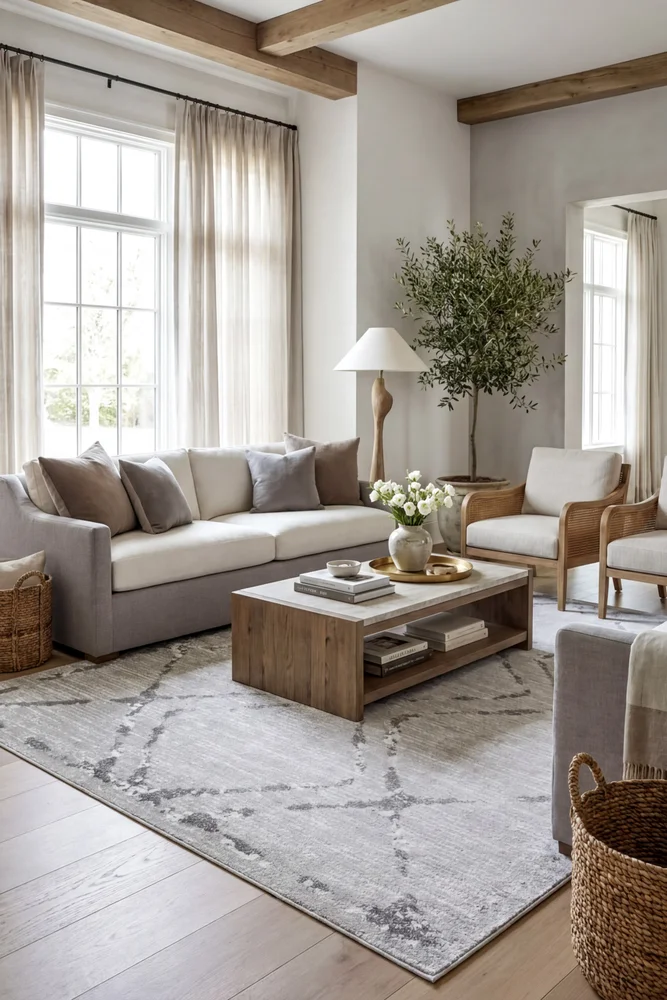 Kendall Contemporary Diamond Rug Silver Grey - Image 2