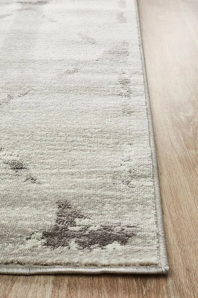 Kendall Contemporary Diamond Rug Silver Grey - Image 5