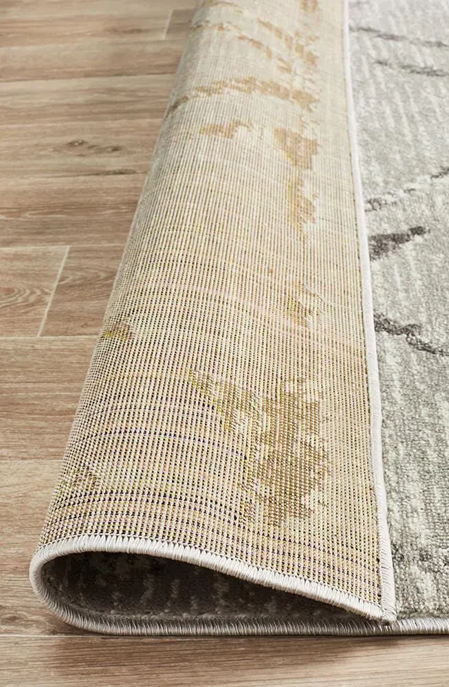 Kendall Contemporary Diamond Rug Silver Grey - Image 8
