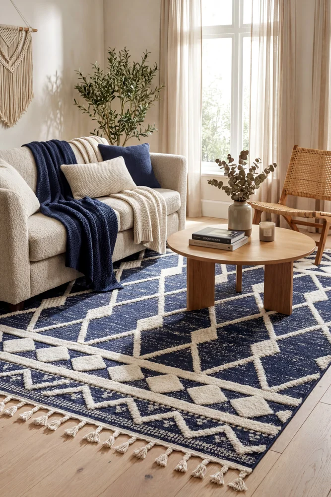 August 70 Navy Rug - Image 2