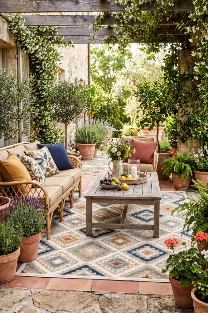 Mito Multicolour Indoor Outdoor Rug - Image 2