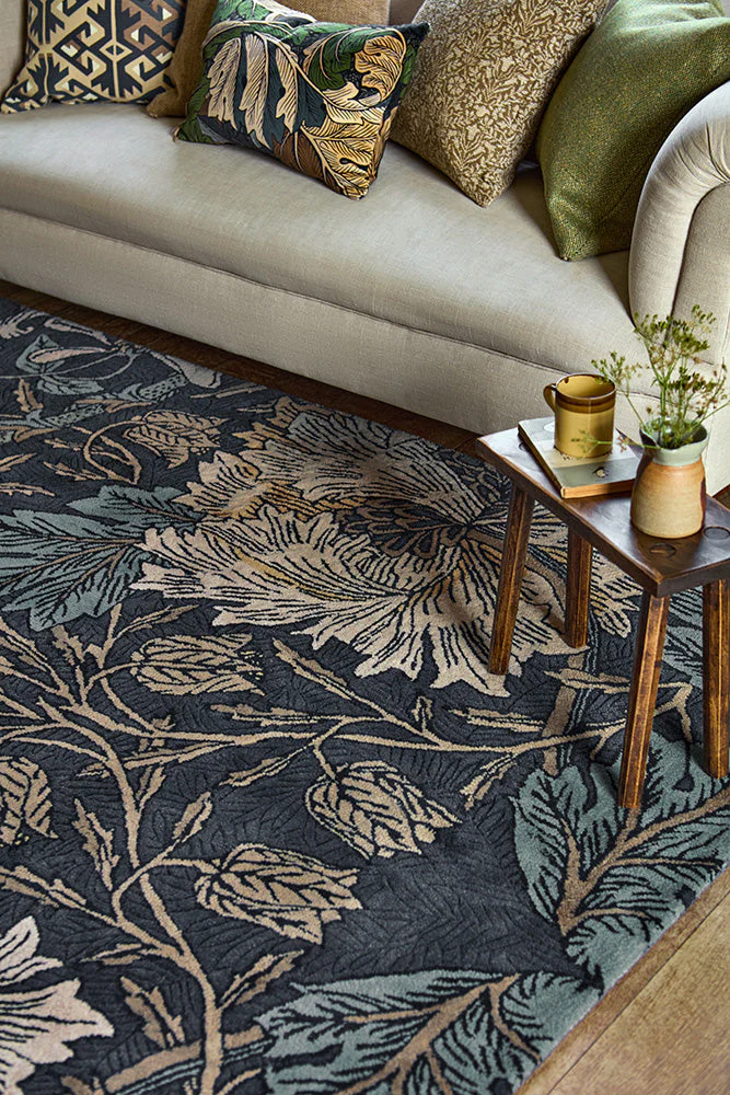 Morris & Co Honeysuckle & Tulip Woad - Thyme 130408 Rug - Image 4