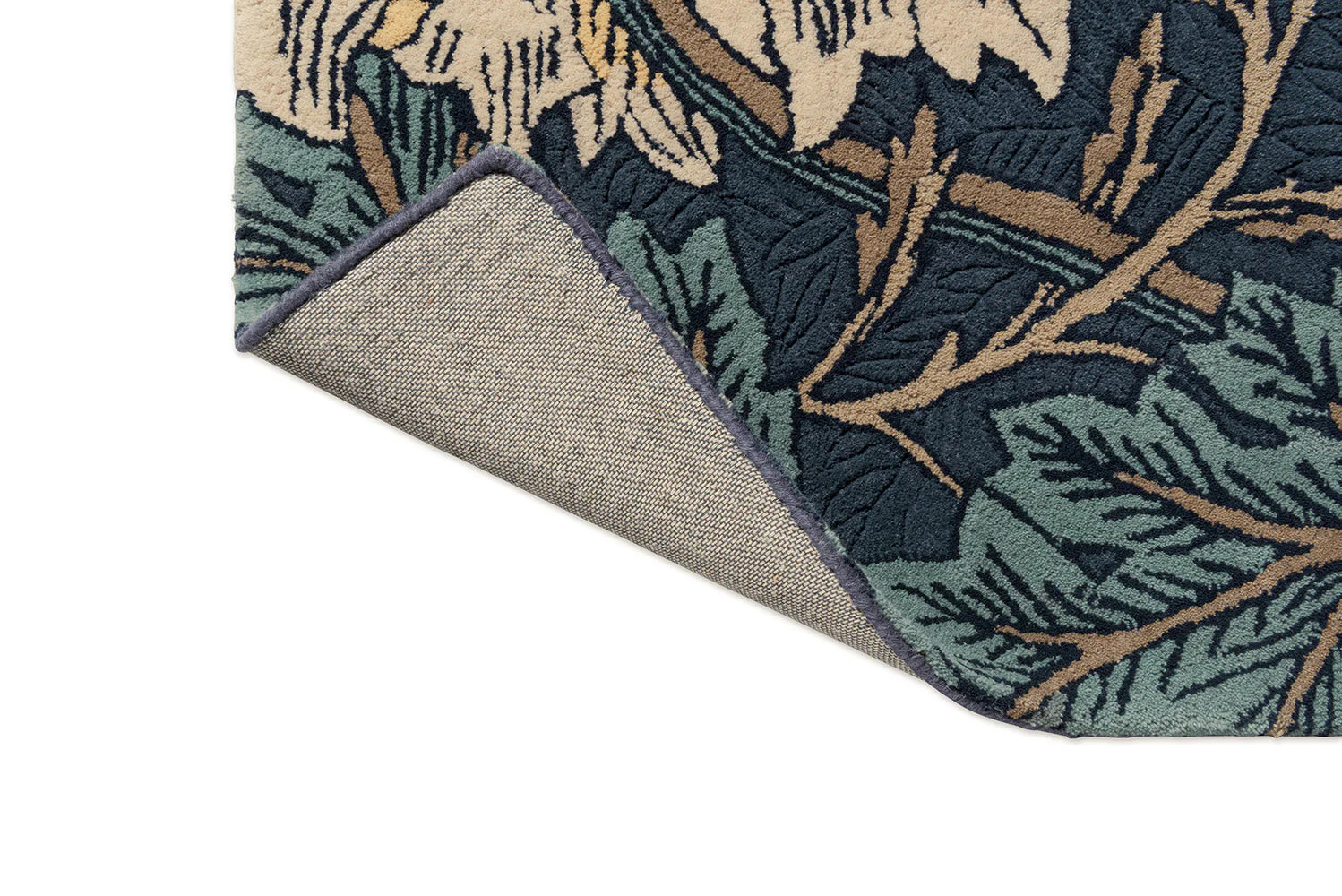 Morris & Co Honeysuckle & Tulip Woad - Thyme 130408 Rug - Image 9