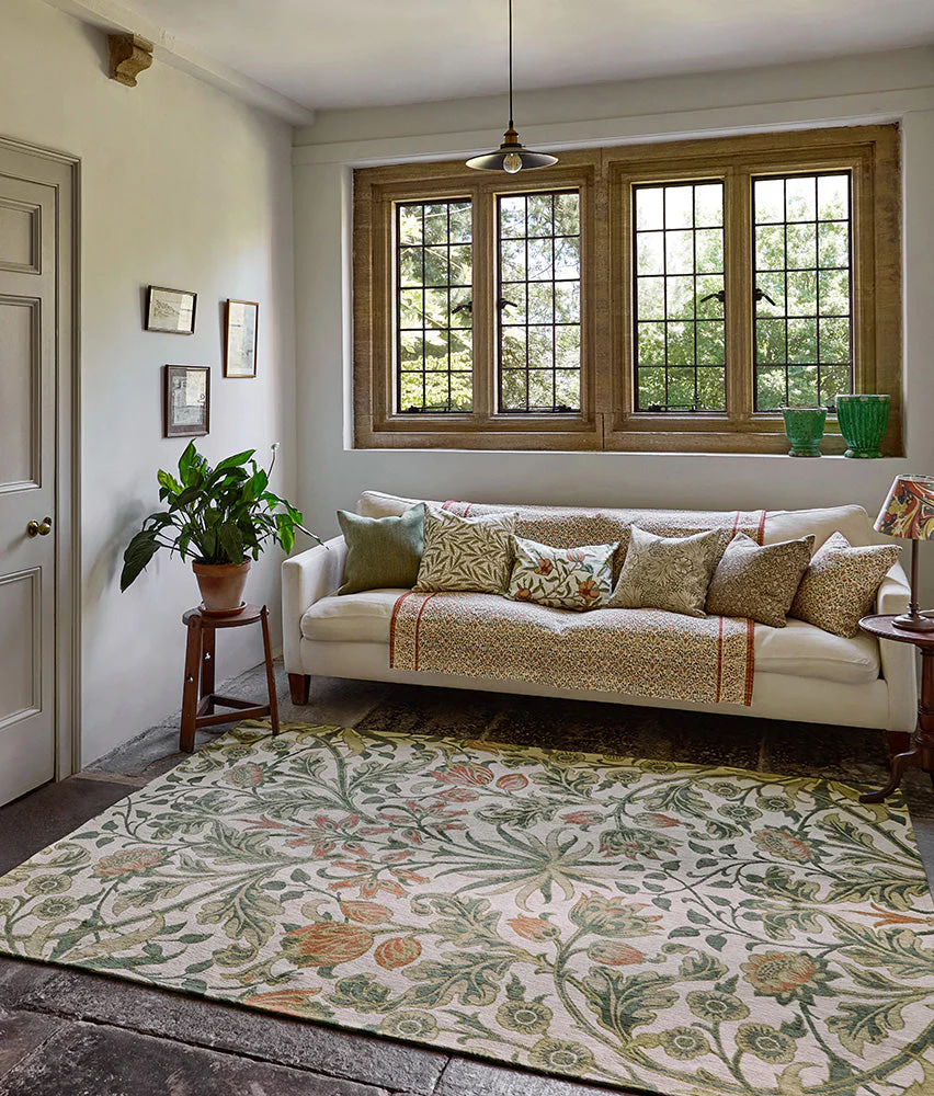 Morris & Co Hyacinth Natural 130201 Rug - Image 2