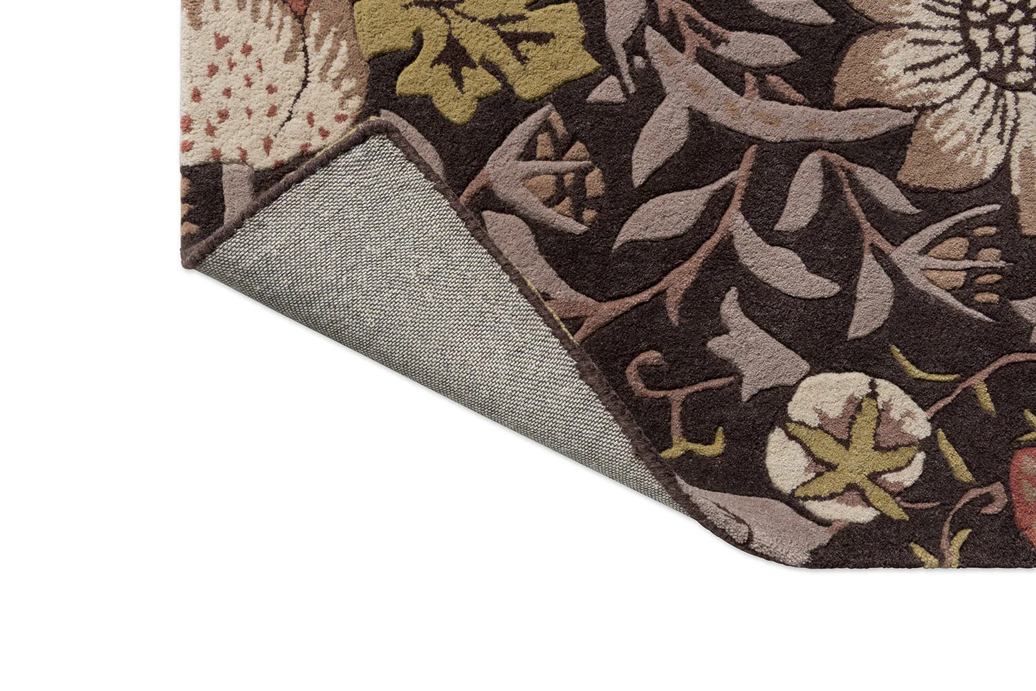 Morris & Co Strawberry Thief Grape 027705 Rug - Image 8