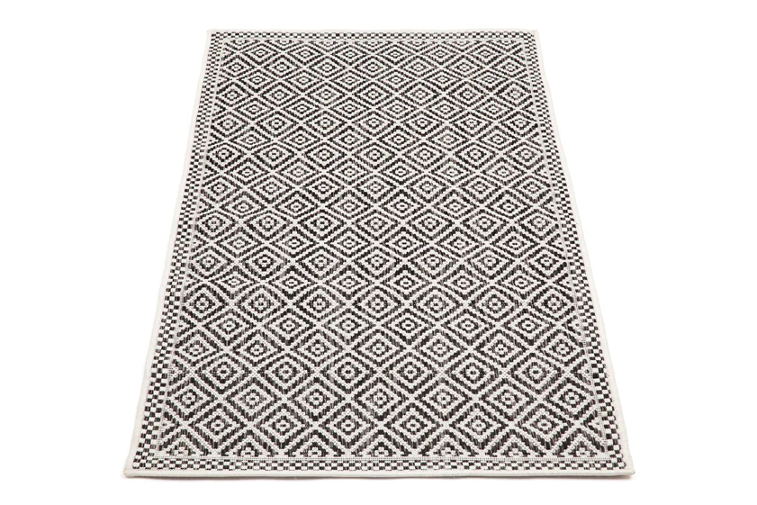 Moti Black & White Outdoor Rug - Image 6
