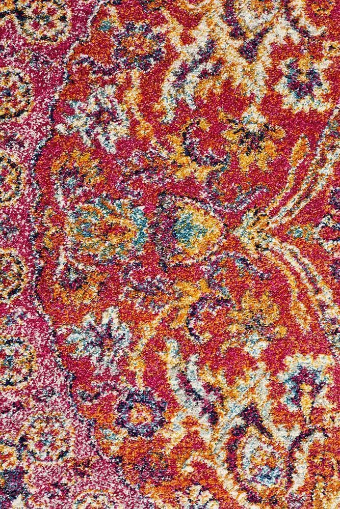 Museum Preston Multi Coloured Round Rug - Image 5