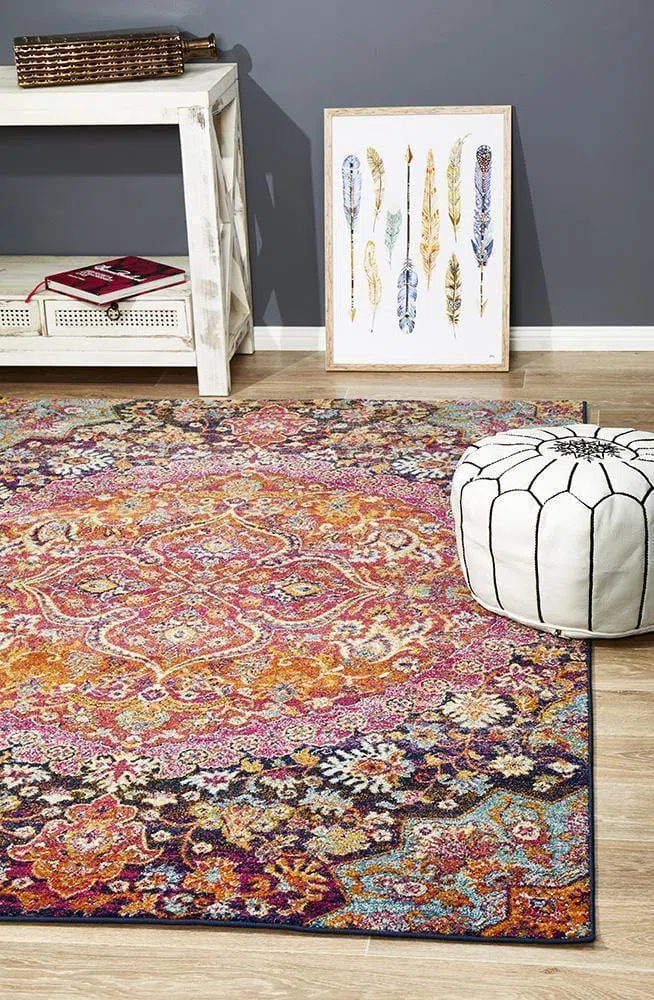 Museum Preston Multi Coloured Rug - Image 3
