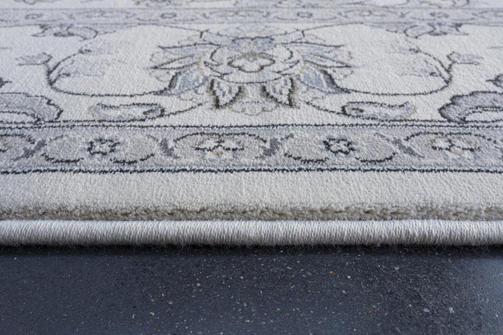Nain Traditional Ivory Blue Rug - Image 4