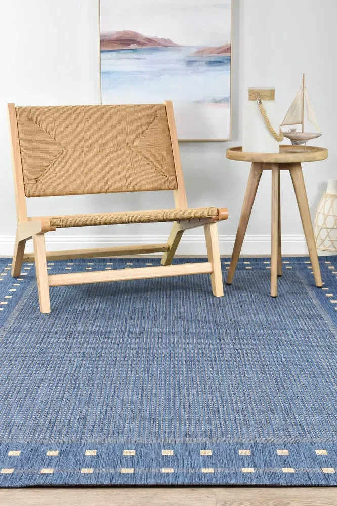 Patio Blue Outdoor Rug - Image 5