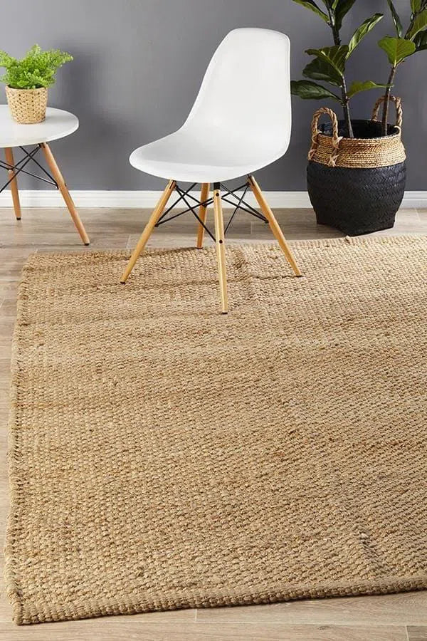Natural Fiber Basket Weave Rug - Image 3
