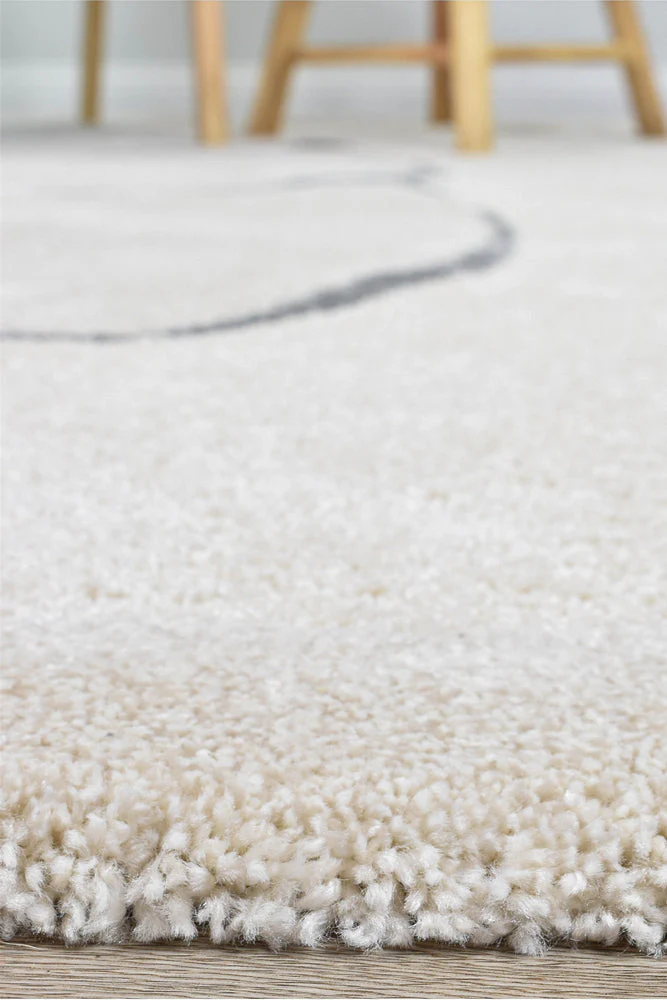 Polar Bear Snow Shag Rug - Image 4