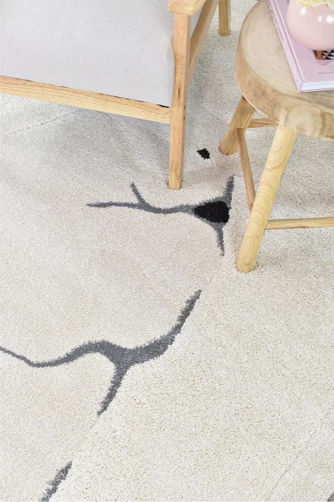 Polar Bear Snow Shag Rug - Image 6