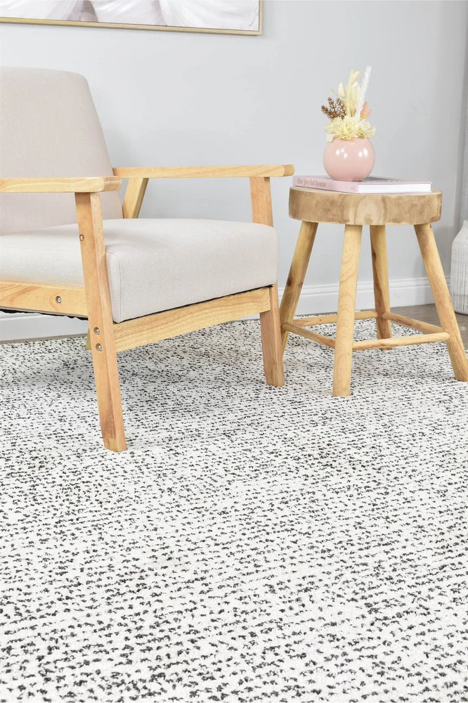 Naomi Polka Ivory Shag Rug - Image 3