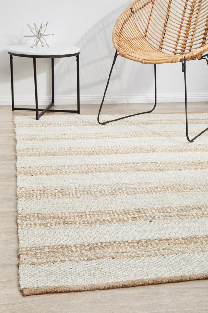 Noosa 555 Natural White Rug - Image 3
