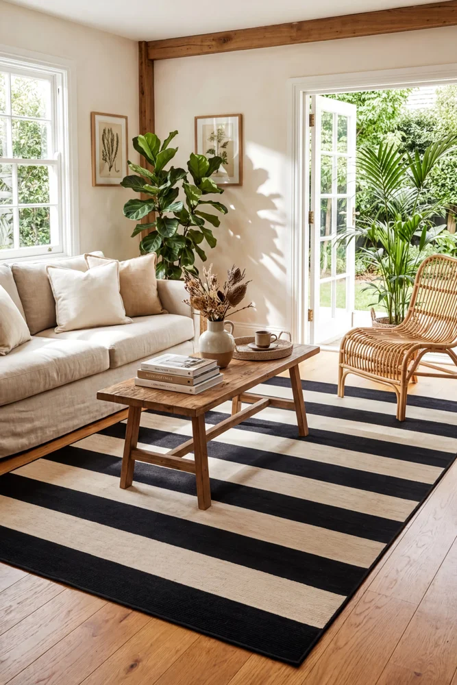 Nyoma Black Outdoor Rug - Image 3