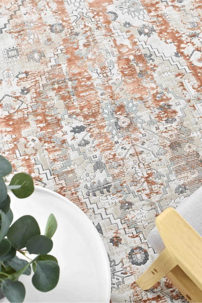 Rosalind Exotic Terracotta Rug - Image 8