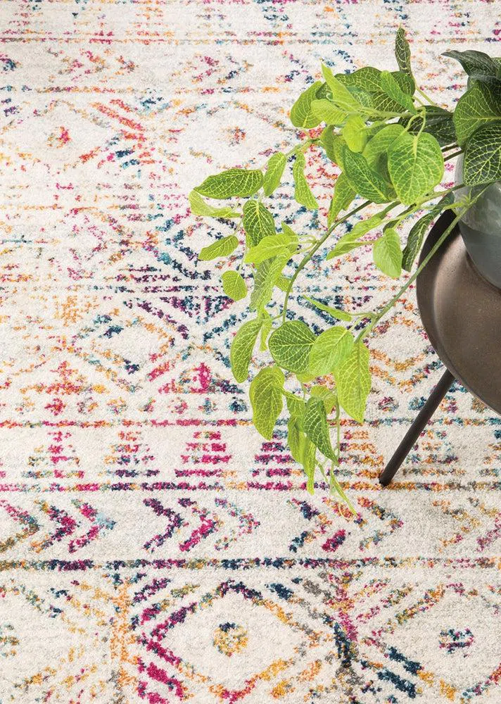 Oasis Ismail Multi Grey Rustic Rug - Image 4