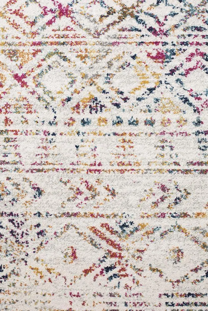 Oasis Ismail Multi Grey Rustic Runner Rug - Image 6