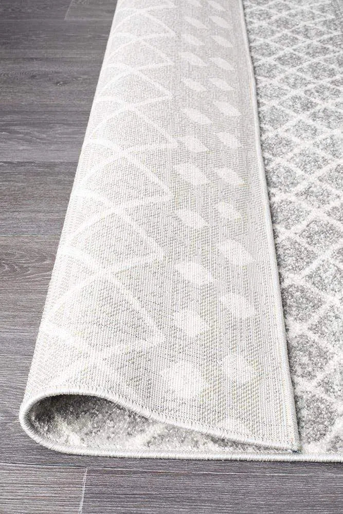 Oasis Nadia Grey Rustic Tribal Rug - Image 7