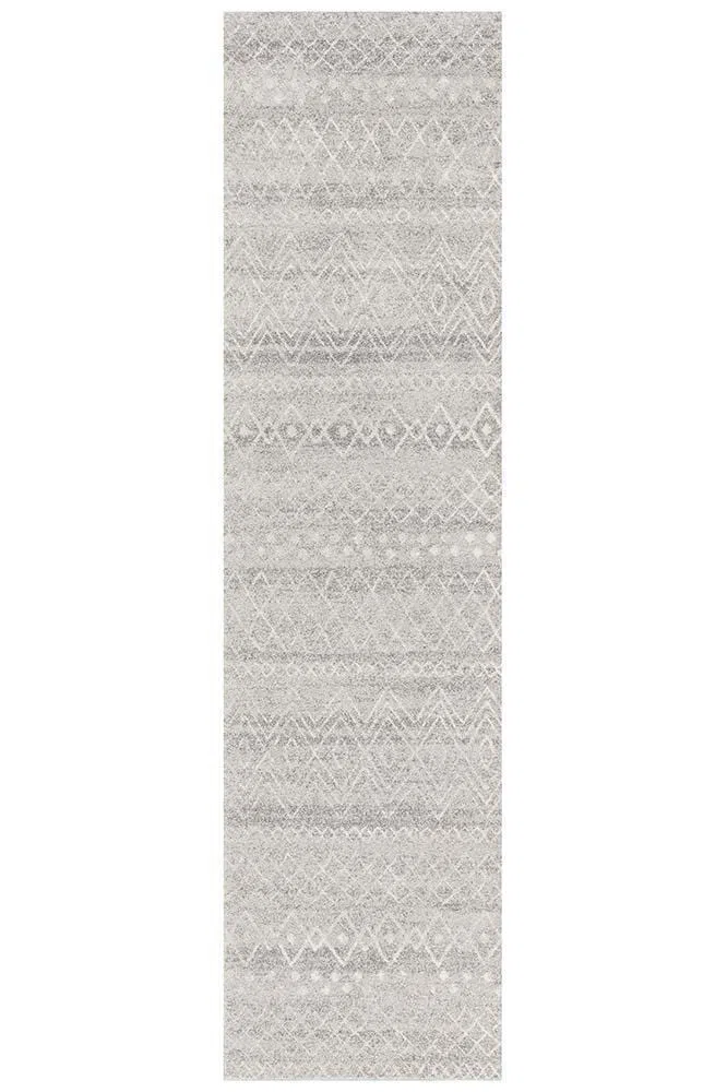 Oasis Nadia Grey Rustic Tribal Rug - Image 8